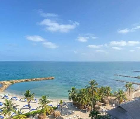 Vista panorámica de la bahía de Coveñas